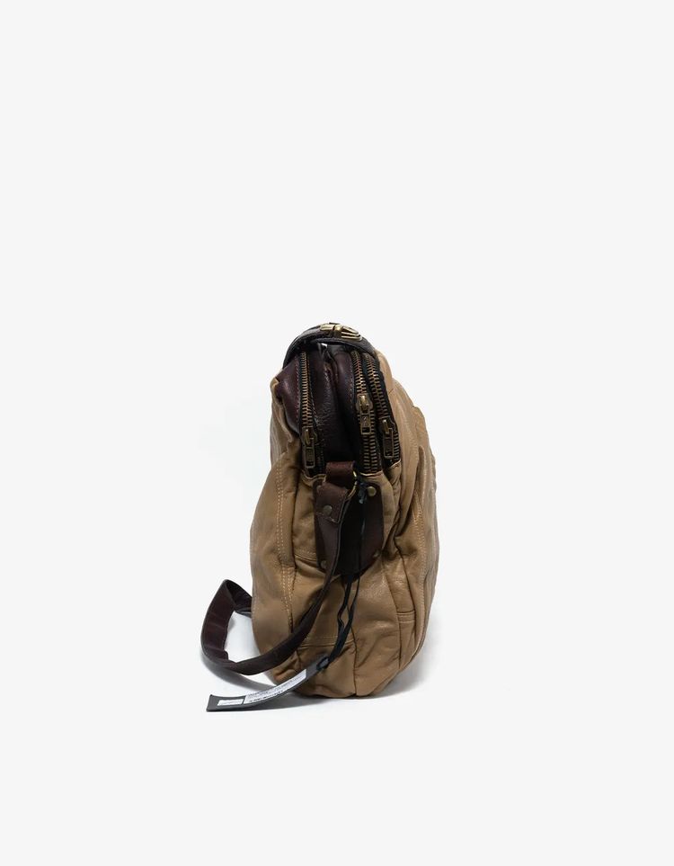 Collection PRIVÉE? Handcrafted Lambskin & Calfskin Leather Messenger Bag image 10