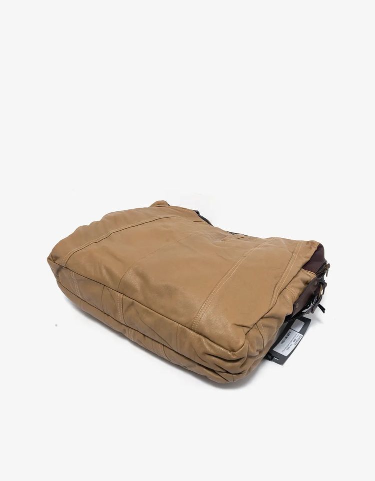 Collection PRIVÉE? Handcrafted Lambskin & Calfskin Leather Messenger Bag image 6