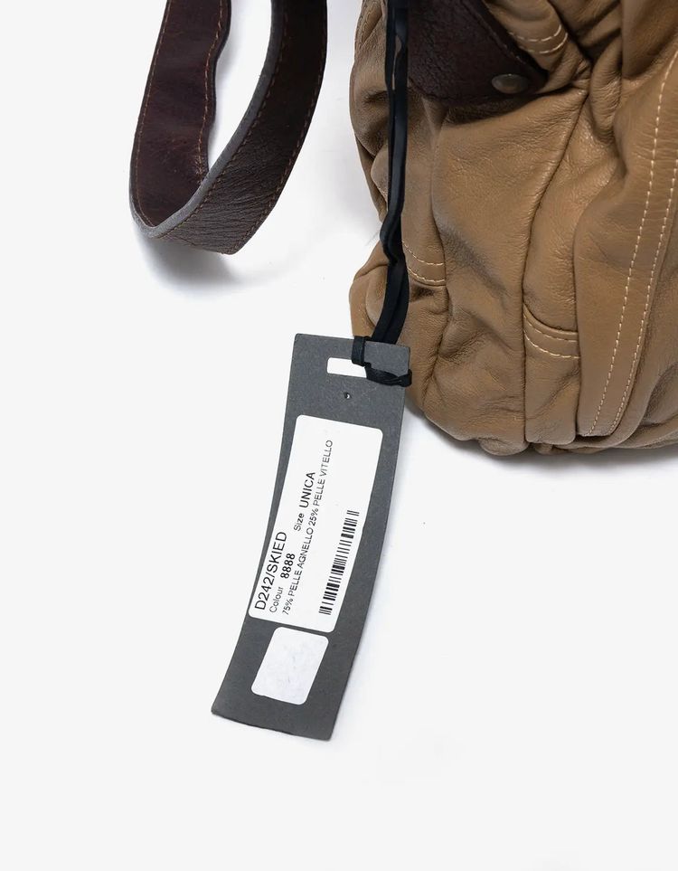 Collection PRIVÉE? Handcrafted Lambskin & Calfskin Leather Messenger Bag image 2