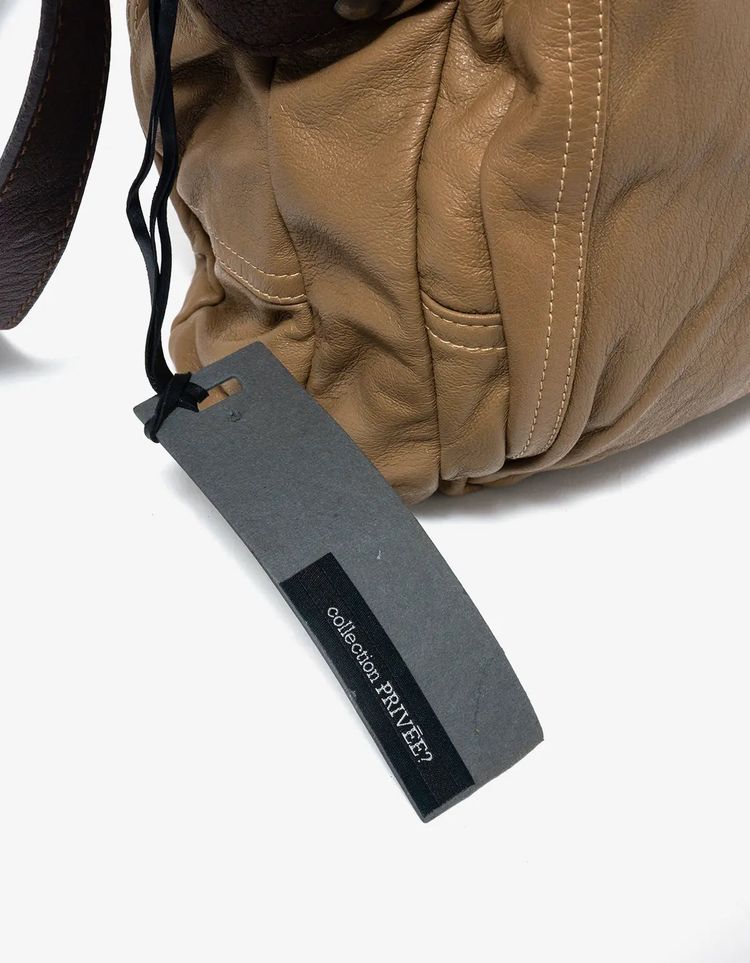 Collection PRIVÉE? Handcrafted Lambskin & Calfskin Leather Messenger Bag image 13