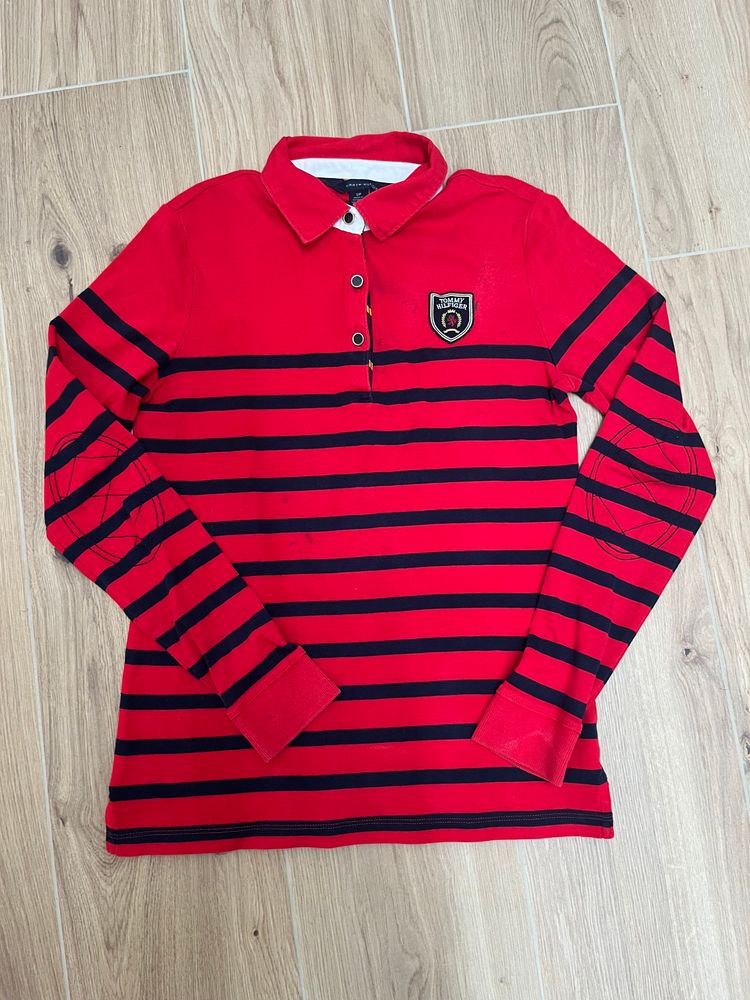 Nautica Long Sleeve Striped Polo Shirt image 1