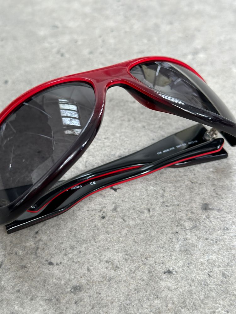 Vintage 2000s Shield Wrap Logo Sunglasses image 4