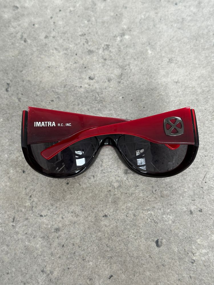 Vintage 2000s Shield Wrap Logo Sunglasses image 10