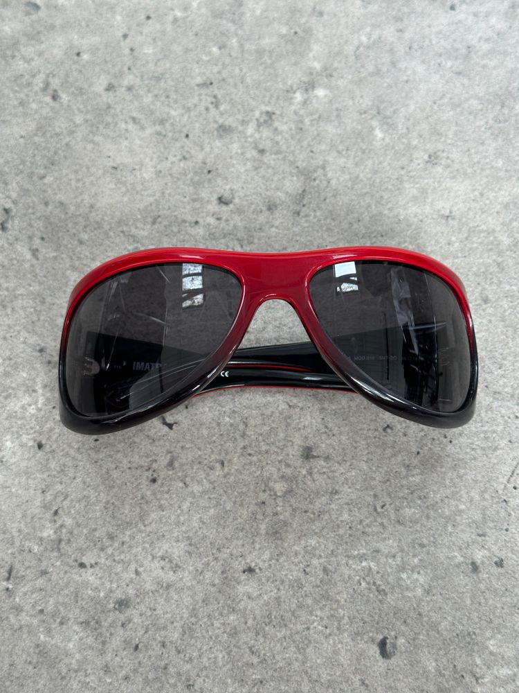 Vintage 2000s Shield Wrap Logo Sunglasses image 7