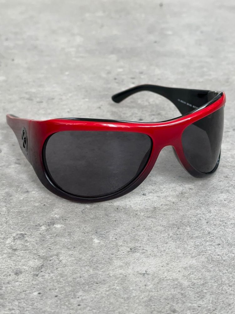 Vintage 2000s Shield Wrap Logo Sunglasses image 1