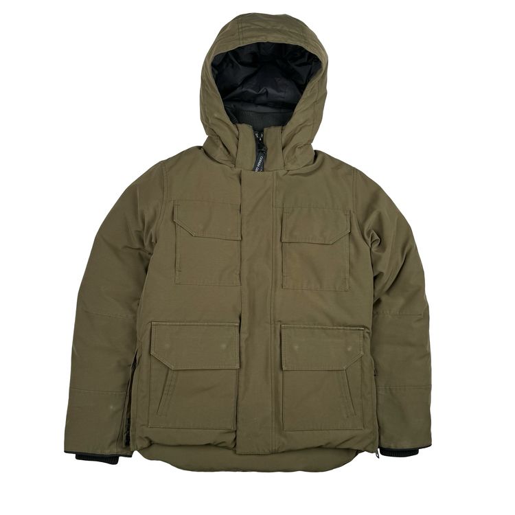 Canada Goose Military Green Maitland Down Parka Jacket - Small image 1