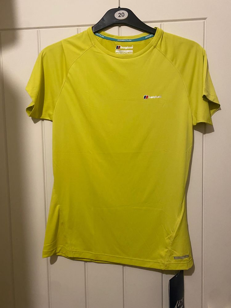 Berghaus Yellow Short Sleeve T-Shirt