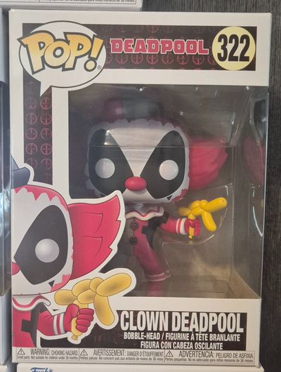 Funko Pop! Deadpool Clown Deadpool Bobble-Head