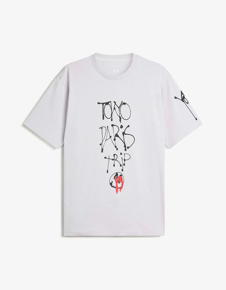 Y-3 Grey Chito City Graphic T-Shirt image 1