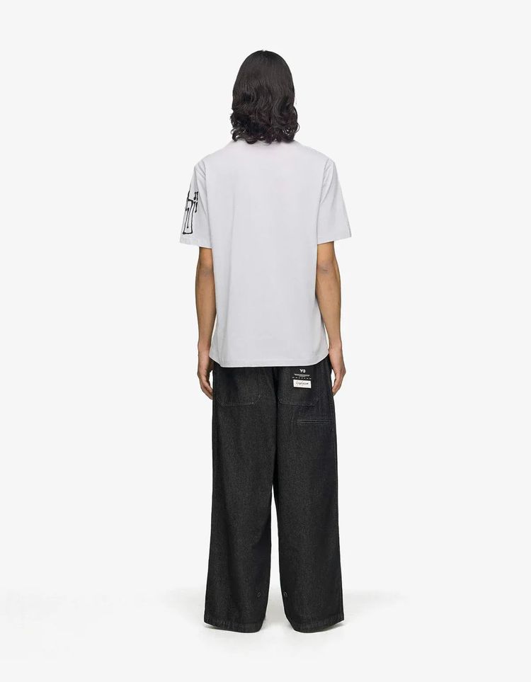Y-3 Grey Chito City Graphic T-Shirt image 8