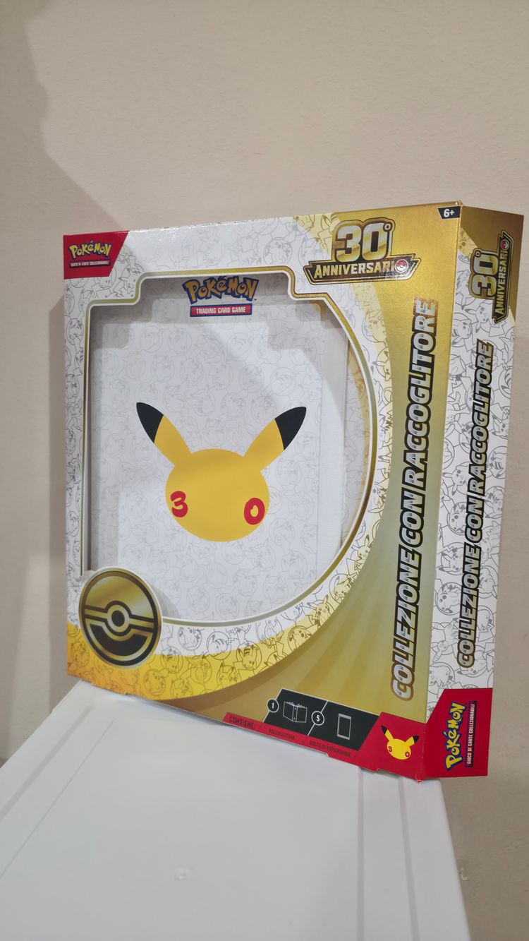 ​Pokemon Raccoglitore Binder 30° Anniversario Nuovo