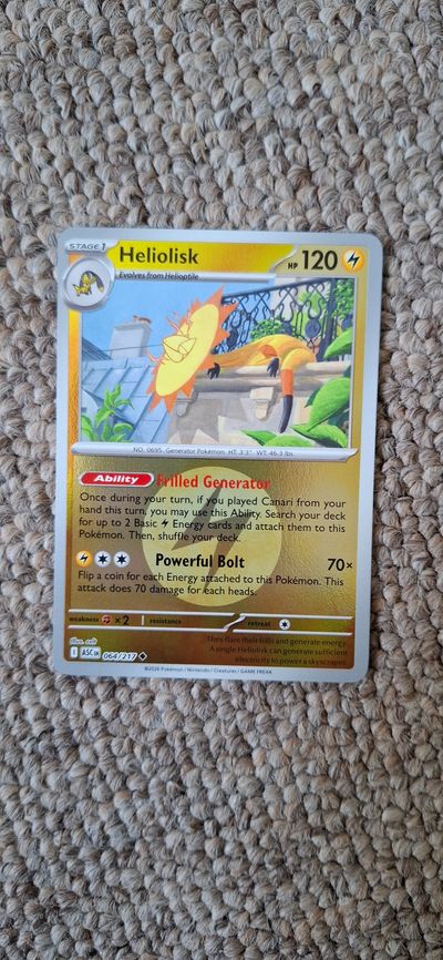 Heliolisk Trading Card