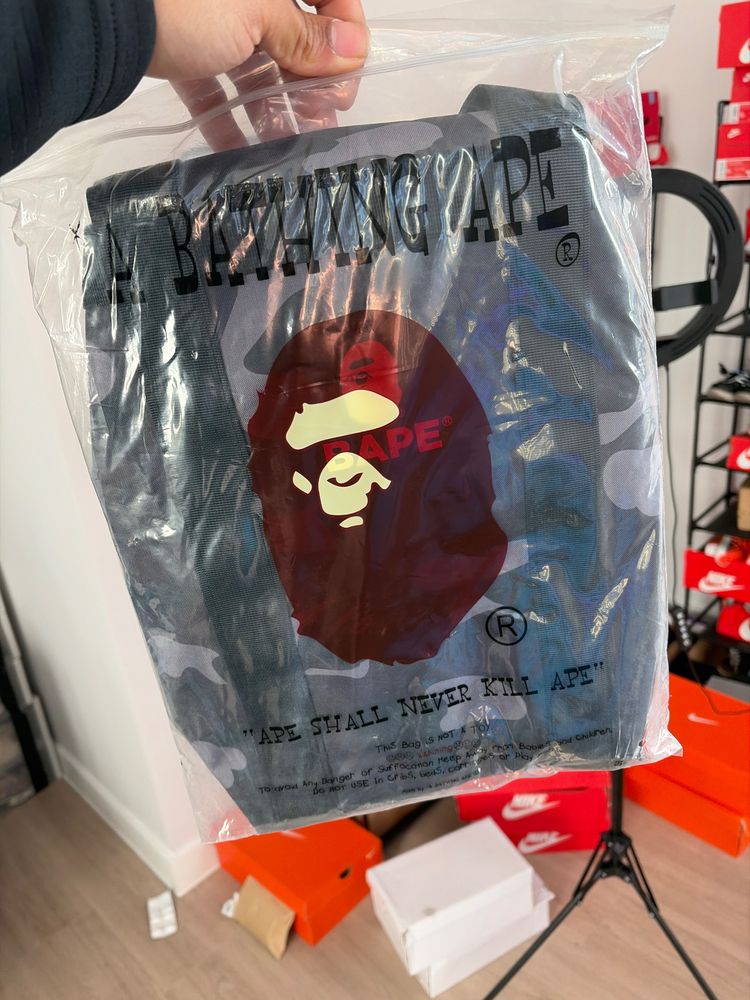 A Bathing Ape duffle bag