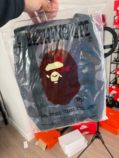 A Bathing Ape duffle bag