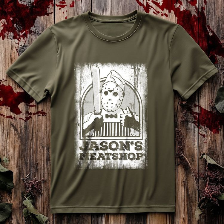 Jason White Meat shop T-Shirt 4