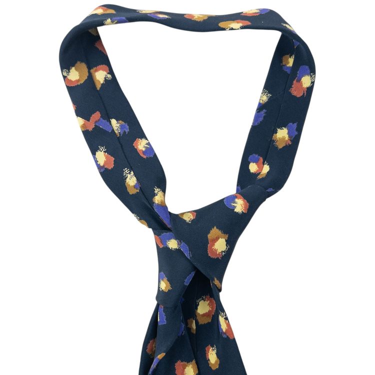 Vintage 90s Issey Miyake Pattern Silk Tie image 2
