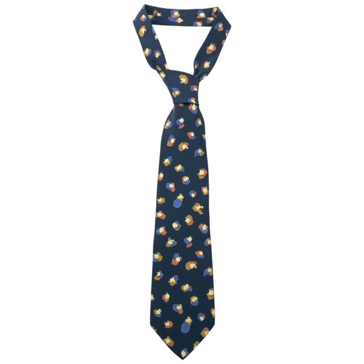 Vintage 90s Issey Miyake Pattern Silk Tie image 1