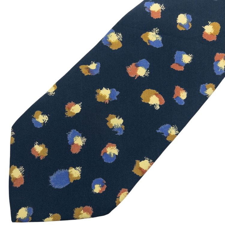 Vintage 90s Issey Miyake Pattern Silk Tie image 7