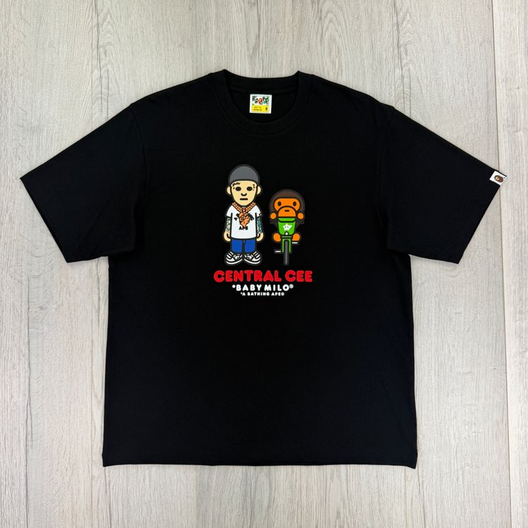 Immagine di Bape x Central Cee Men’s Black T-shirt  - Medium 4
