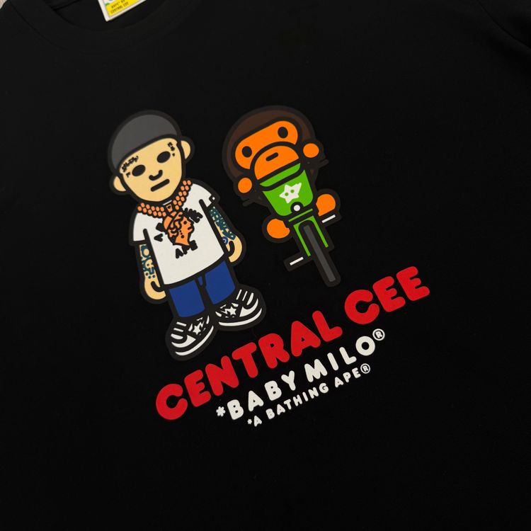 Immagine di Bape x Central Cee Men’s Black T-shirt  - Medium 6