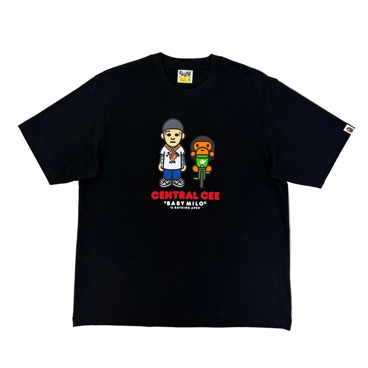 Bape x Central Cee Men’s Black T-shirt  - Medium image 1
