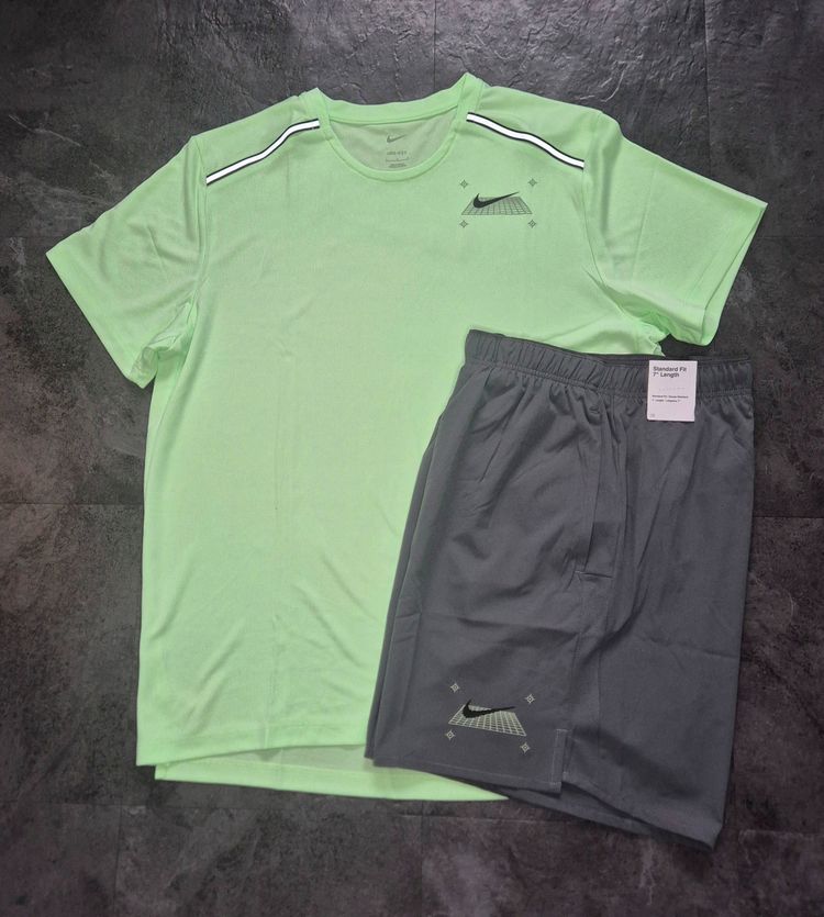 Nike Miler Tshirt And Shorts Set