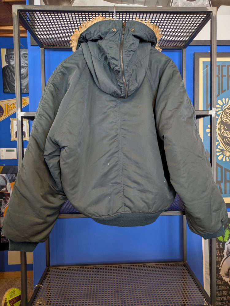 Flying Man'S Heavy Jacket With Attached Hood 2