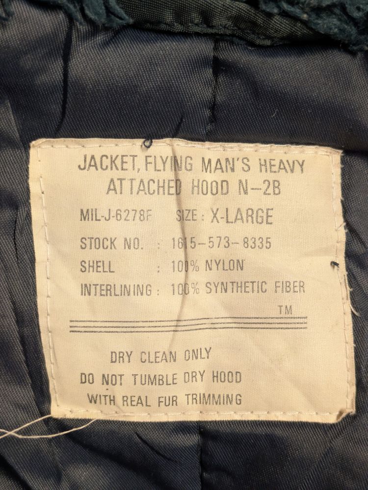 Flying Man'S Heavy Jacket With Attached Hood 3
