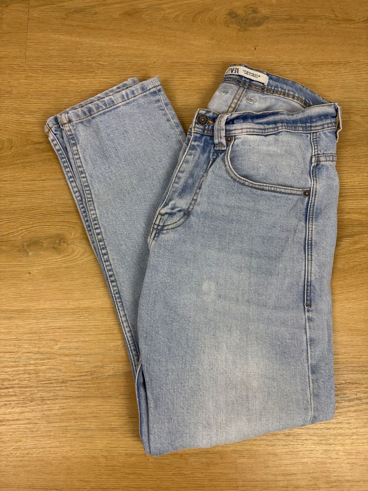 Zara Light Blue Denim Jeans 5