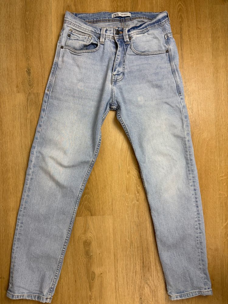 Zara Light Blue Denim Jeans 4