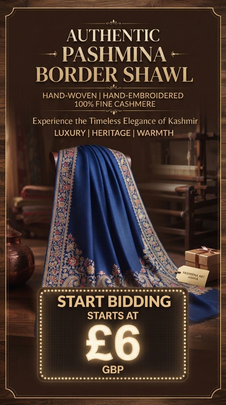 Other Authentic Pashmina ZARI STOLOL product image