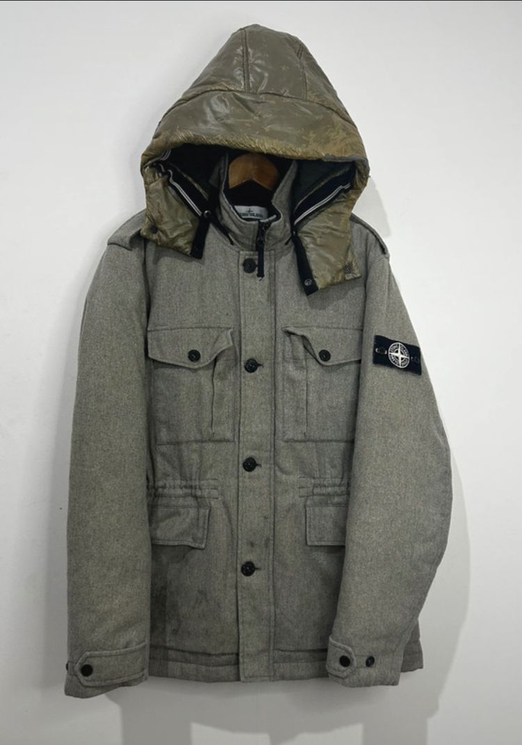 Stone Island Stone Island Ice Wool Blend Down Parka product image