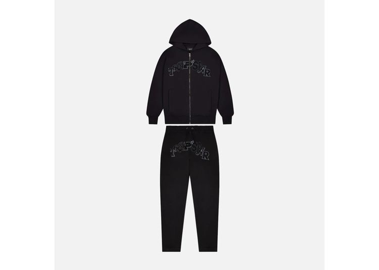 Immagine di Trapstar Wildcard Hooded Tracksuit Black Edition 3