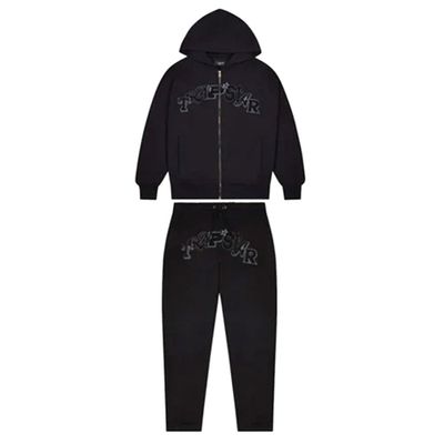 Trapstar Wildcard Hooded Tracksuit Black Edition