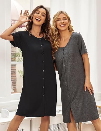 Button Front Casual Dresses And Polo Shirt 2