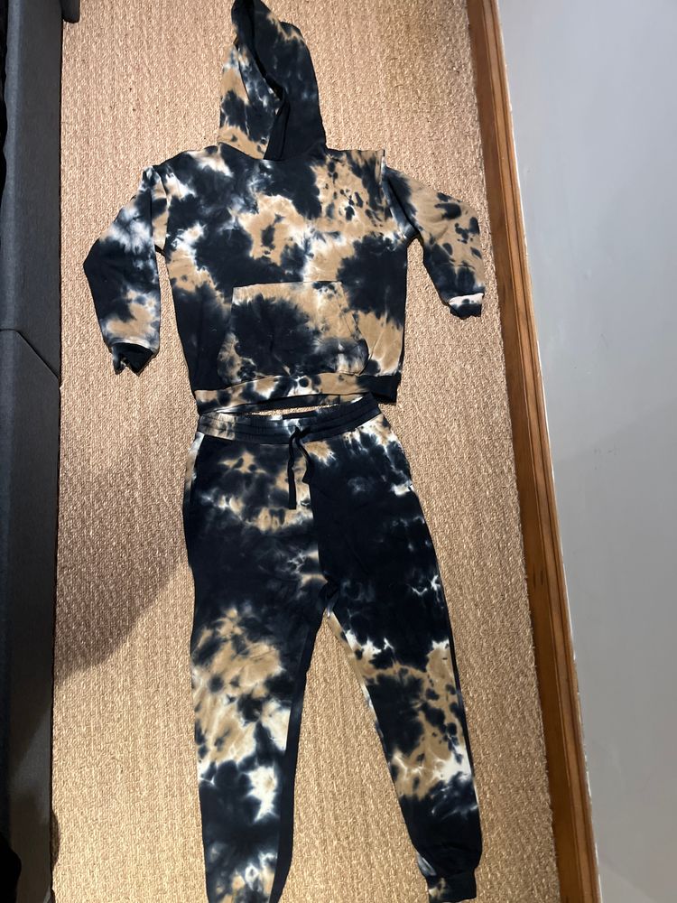 Tie-Dye Hoodie And Joggers set H&M 14Y image 1