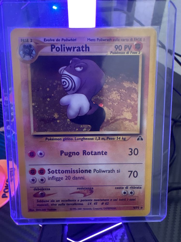 Poliwrath Pokémon Card obraz 1