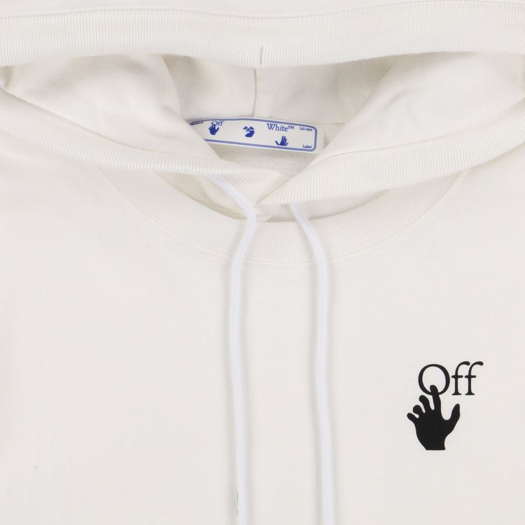 Off-White White Caravaggio Arrows Oversized Layered Tee Hoodie 6