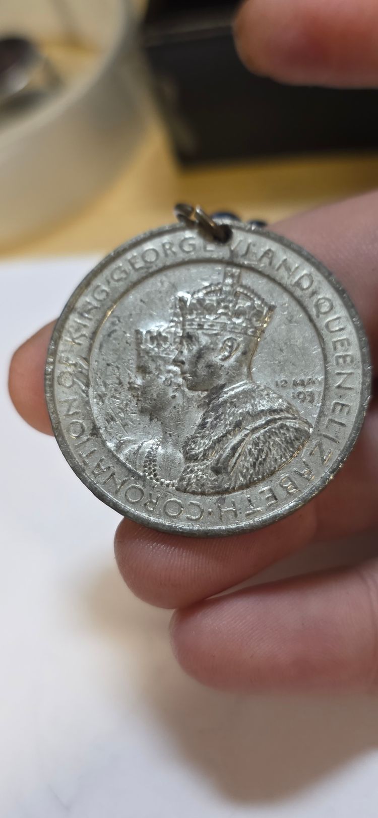 Commemorative Medal With Ribbon £4 5