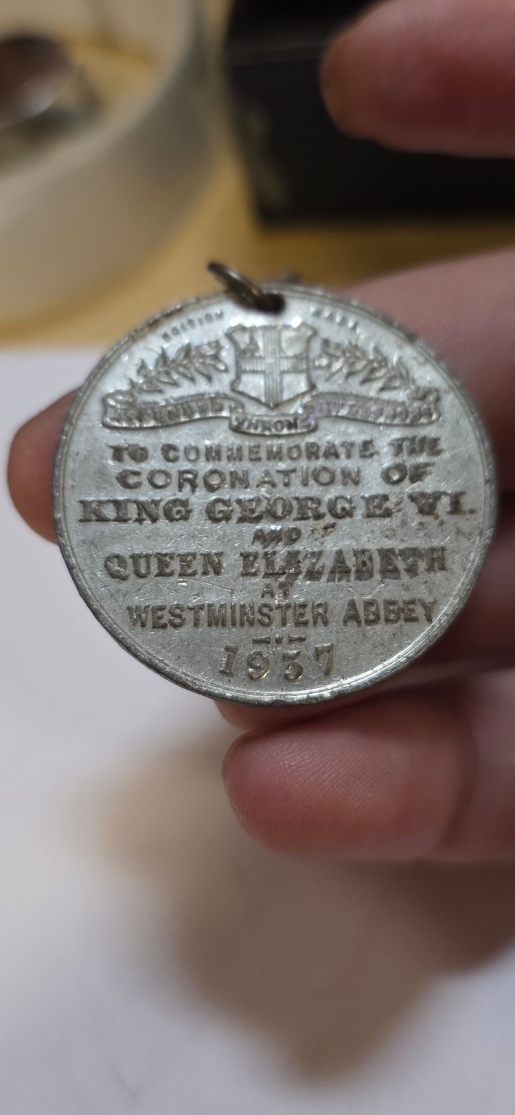 Commemorative Medal With Ribbon £4 8