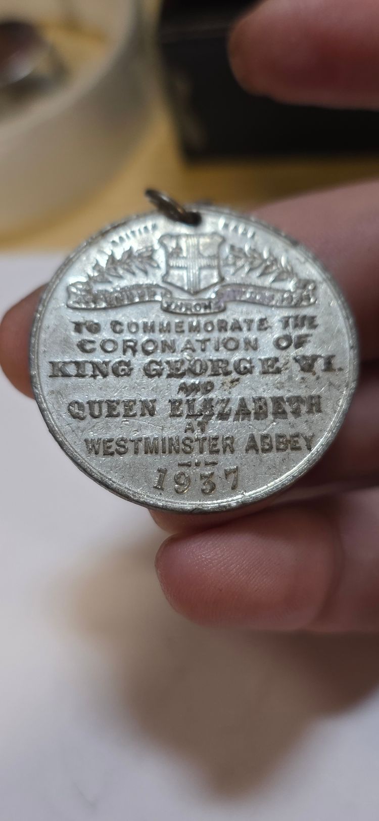 Commemorative Medal With Ribbon £4 6