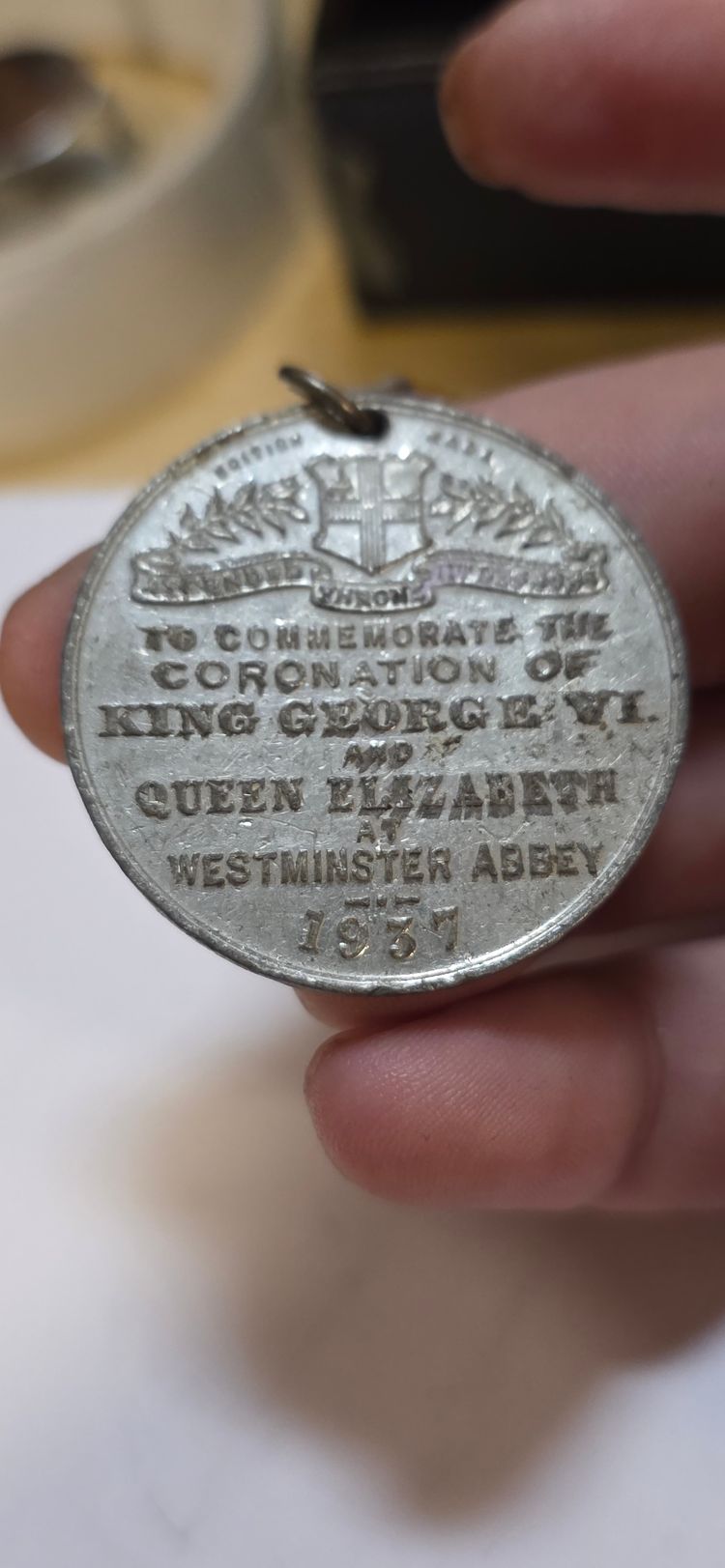 Commemorative Medal With Ribbon £4 9