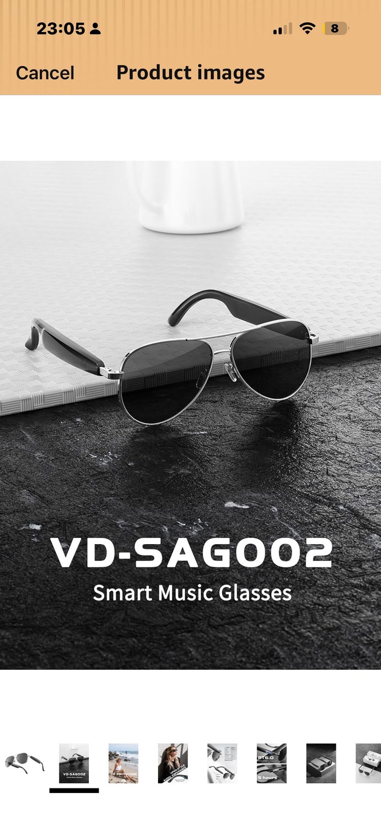Vd-Sag002 Smart Music Glasses