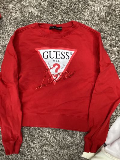 Guess Red Sweatshirt