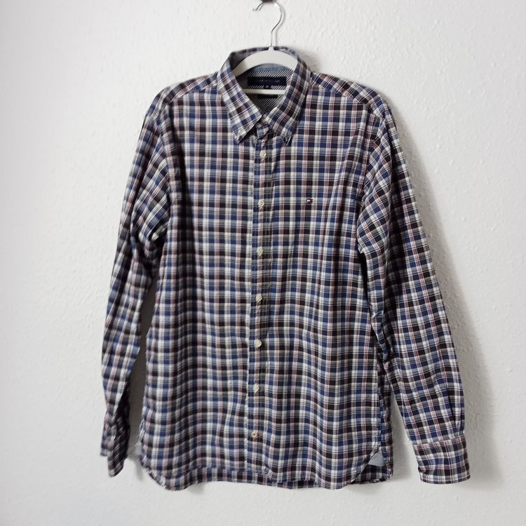 Tommy Hilfiger Men'S Checkered Button-Up Shirt