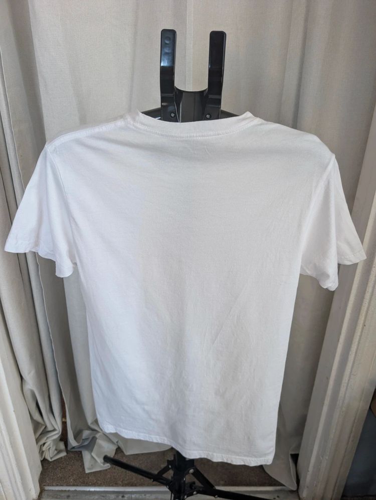 Hard Rock Cafe T-Shirt White Medium M Reykjavik Iceland Logo Graphic Cotton Top image 5
