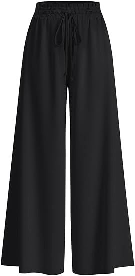 Black Wide-Leg Pants image 2