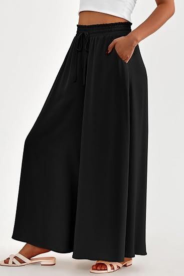 Black Wide-Leg Pants image 3