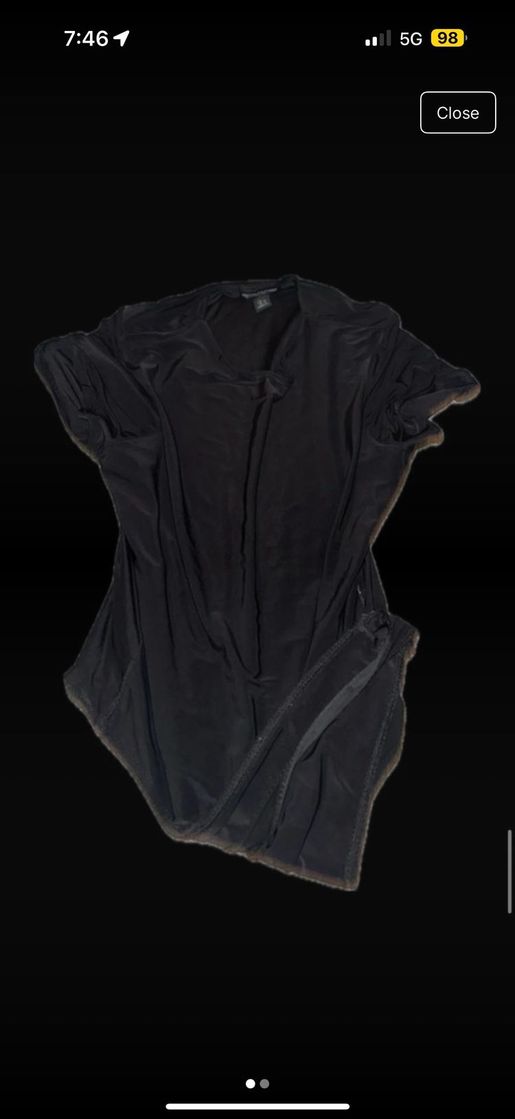 PrettyLittleThing Black bodysuit product image