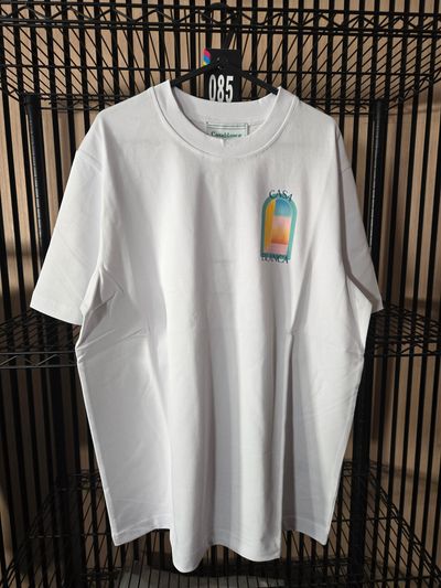 B132 Casablanca Arch Colore White Tee Brand New